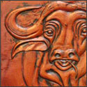 Close up of handle and lock